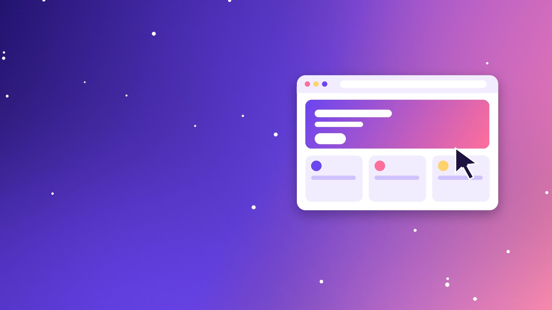 Designer building a website layout