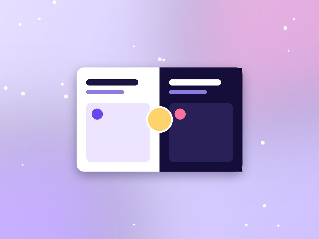 Website shown in light and dark themes